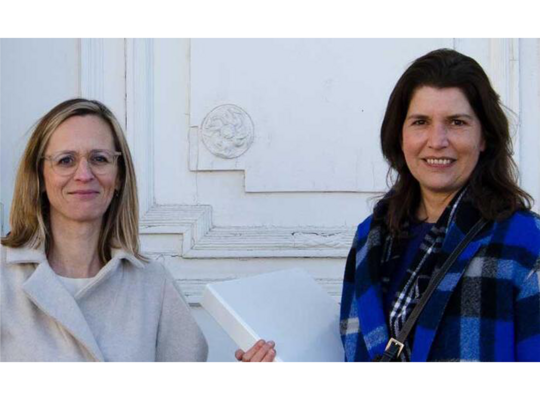 Frieda Gijbels en Valerie Van Peel