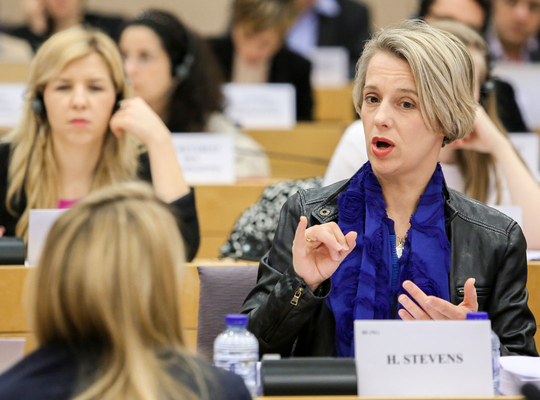 Helga Stevens, candidate for President of the European Parliament Helga Stevens, candidate for President of the European Parliament